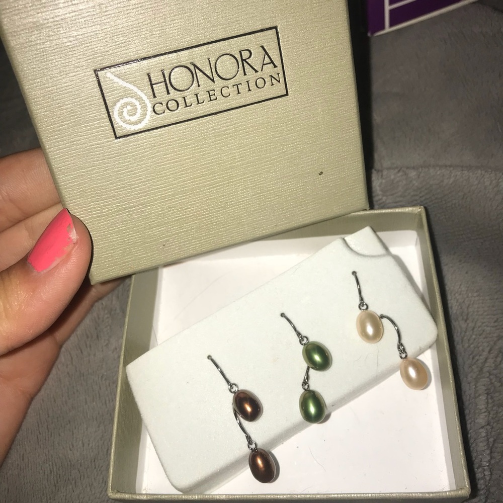 Honora Collection Pearl Earring Set